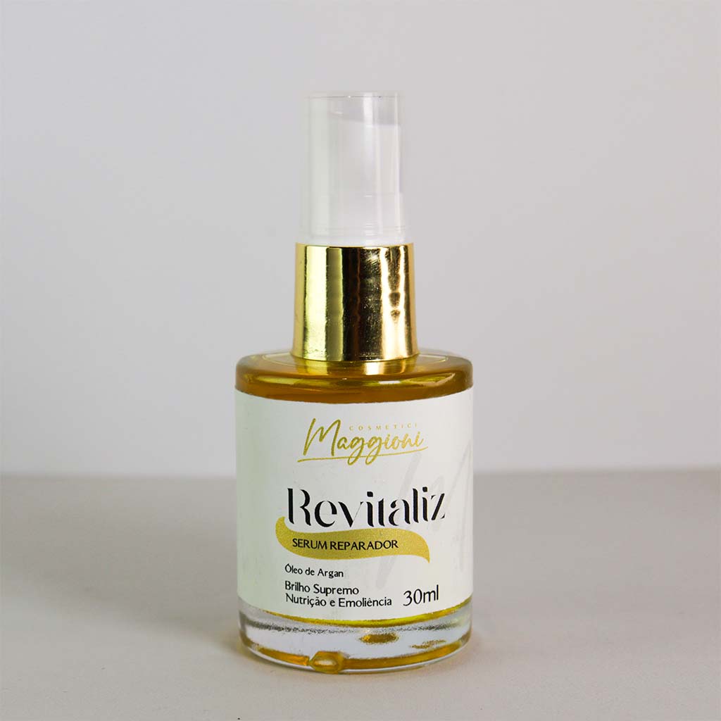 Super Cachos Maggioni e Sérum Reparador Revitaliz