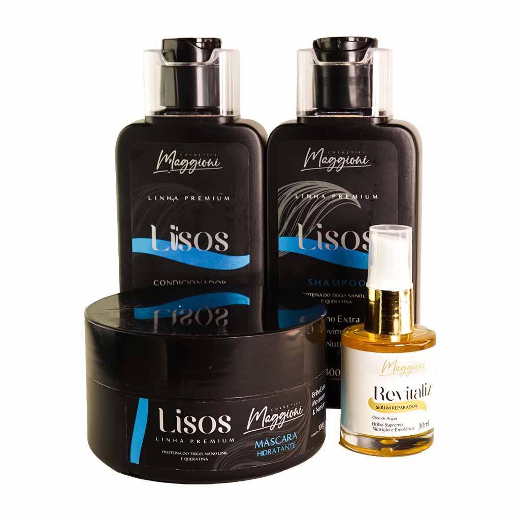 Liso dos Sonhos Maggioni e Serum Reparador Revitaliz - OFERTA EXCLUSIVA + 1 CONDICIONADOR GRÁTIS